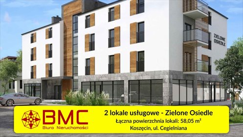 lokal użytkowy na sprzedaż 58m2 lokal użytkowy Koszęcin, Cegielniana