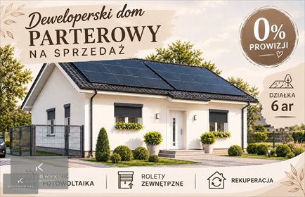 Polecam nowoczesny dom 92 m² z działką 6 arów w Namysłowie dom Namysłów, Brzeska
