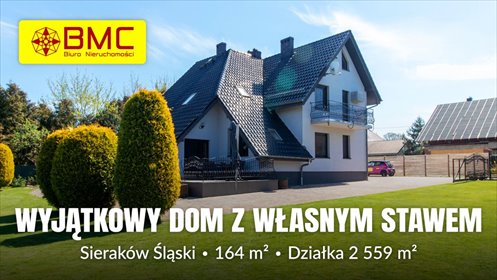 Luksusowy dom z własnym stawem i inteligentnym systemem zapraszam dom Sieraków Śląski, Oleska
