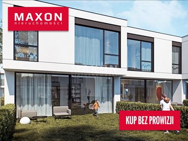 Nowoczesny dom 96 m² z ogródkiem w Wawrze. dom Warszawa, Wawer