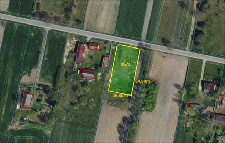 działka na sprzedaż 1475m2 działka Wrzeszczewice