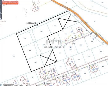 działka na sprzedaż 1200m2 działka Warszawa, Wilanów, Powsinek, Rosy