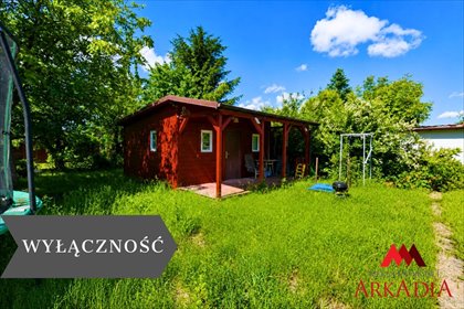 Działka z domkiem 2022, 380 m2, media, monitoring działka Wieniec Zalesie
