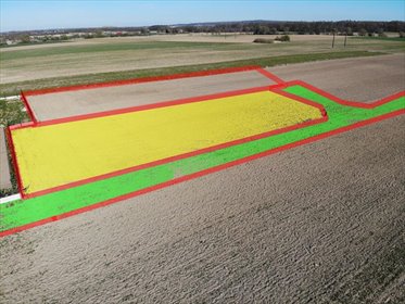 działka na sprzedaż 1013m2 działka Dobiesłwiec, Dobiesławiec