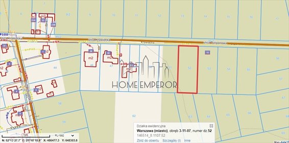 działka na sprzedaż 2030m2 działka Warszawa, Wawer, Anin, Tulipanowa