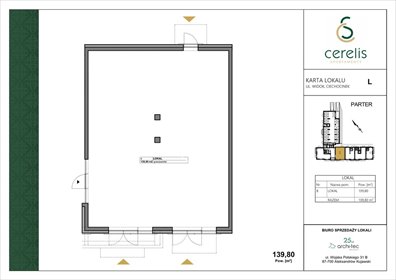 lokal użytkowy na wynajem 140m2 lokal użytkowy Ciechocinek