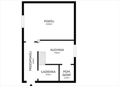 Gotowe do zamieszkania 42,5 m² w Wrzeszczu z piwnicą mieszkanie Gdańsk, Wrzeszcz, Do Studzienki