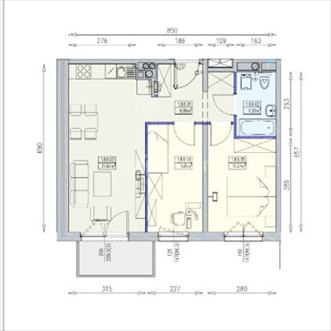 mieszkanie na sprzedaż 54m2 mieszkanie Wrocław, Partynice, Braterska