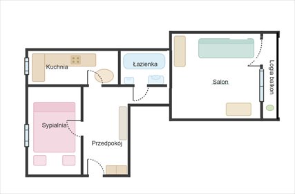 mieszkanie na sprzedaż 44m2 mieszkanie Leżajsk, Kopernika