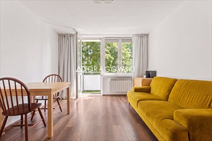 Przestronne 2 pokoje z balkonem i widokiem na zieleń mieszkanie Warszawa, Praga-Południe, Saska Kępa, Międzynarodowa