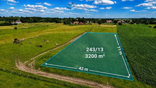 Sprzedam działkę 3200 m² w Jurkach z warunkami zabudowy działka Jurki