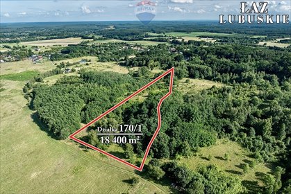 działka na sprzedaż 18400m2 działka Łaz