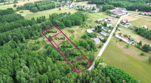 Na sprzedaż działki 1200 m² w Gertrudowie - las, prywatność działka Gertrudów