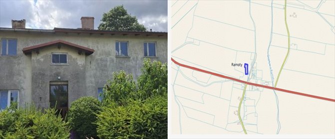 Sprzedam działkę 0,27 ha z zabudową w Ramotach działka Ramoty