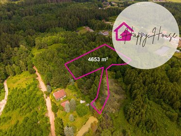 Działka 4653 m² w Ługwałdzie – idealna pod dom, glamping czy wellness działka Ługwałd