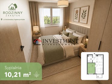 Sprzedam nowoczesne 35,95 m² mieszkanie z aneksem i balkonem mieszkanie Kędzierzyn-Koźle, Archimedesa