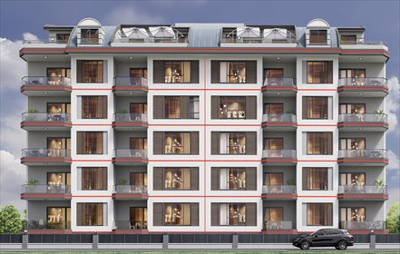 Apartament 74 m2 z basenem blisko morza w Mahmutlar mieszkanie Mahmutlar, Mahmutlar, Alanya, Antalya