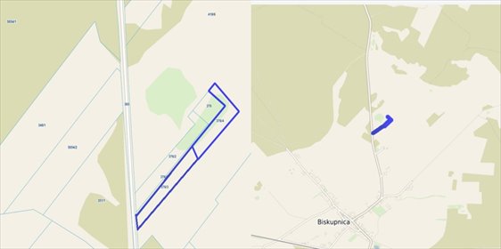 działka na sprzedaż 9700m2 działka Biskupnica