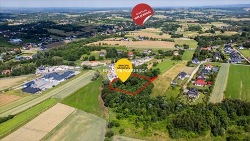 działka na sprzedaż 1200m2 działka Biskupice