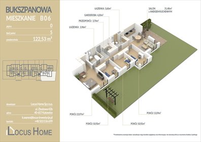 mieszkanie na sprzedaż 123m2 mieszkanie Katowice, Piotrowice-Ochojec, Bukszpanowa