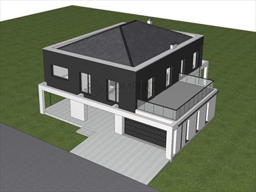 Przestronny dom deweloperski na zamkniętym osiedlu (256 m²) dom Konstancin-Jeziorna, Solec