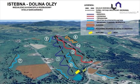 działka na sprzedaż 146852m2 działka Istebna