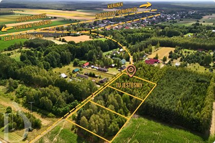 Działka pod zabudowę z lasem i dużą przestrzenią. działka Grabowiec