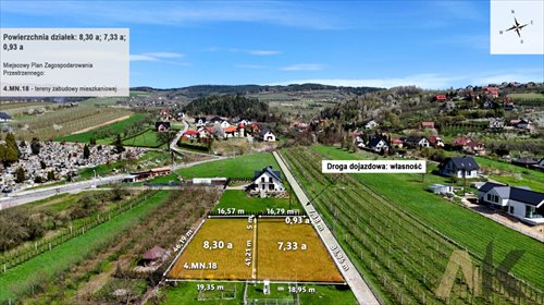 działka na sprzedaż 8m2 działka Łącko