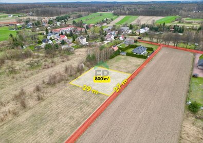 działka na sprzedaż 800m2 działka Rędziny