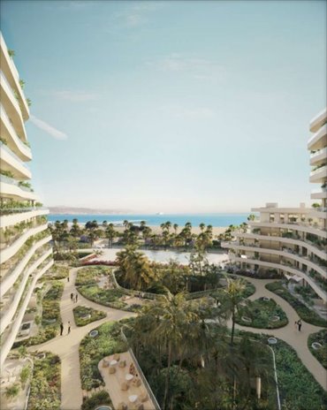 Do sprzedania nowoczesne mieszkanie 97 m² z panoramicznym widokiem mieszkanie Malaga