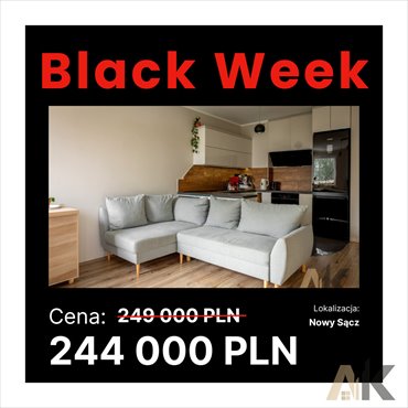 mieszkanie na sprzedaż 55m2 mieszkanie Nowy Sącz, Janusza Kusocińskiego