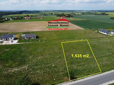 Działka budowlana 1535 m² w spokojnej okolicy - polecam! działka Pokrzywno