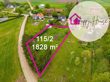 Działka w Pierławkach 1828 m² z MPZP i ogrodem działka Pierławki