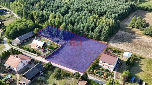 Działka budowlana 2853 m² w Lipinach - las, media, warunki! polecam działka Lipiny