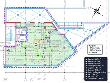 lokal użytkowy na wynajem 175m2 lokal użytkowy Warszawa, Wola