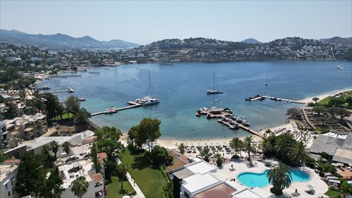 Widok na morze i prywatną plażę w Bodrum – 2 sypialnie mieszkanie Yalıkavak, Yalıkavak, Bodrum, Muğla