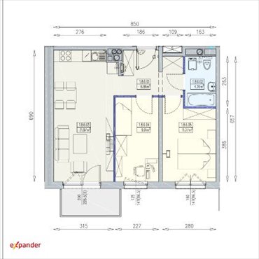 mieszkanie na sprzedaż 54m2 mieszkanie Wrocław, Braterska