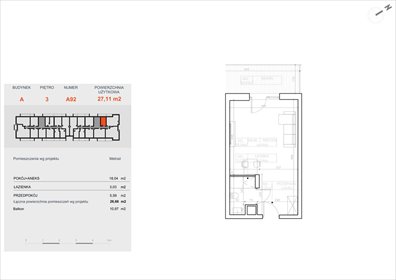 mieszkanie na sprzedaż 27m2 mieszkanie Bydgoszcz, Bielawy, Jana Karola Chodkiewicza