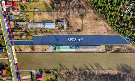 Działka przemysłowo-handlowa na sprzedaż Wręczyca Wielka, Adama Mickiewicza 8 903m2 Foto 5