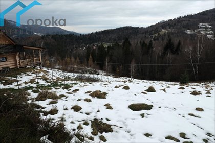 Widokowa działka 10 548 m2 z budynkiem w górach działka Brenna