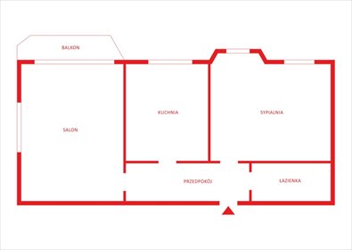 Dwupokojowe 51,4 m² w Osowej, balkon, piwnica - polecam! mieszkanie Gdańsk, Osowa, Eurydyki