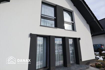 Nowoczesny dom 105 m² z dużym tarasem i pięknym widokiem dom Koźmice Wielkie
