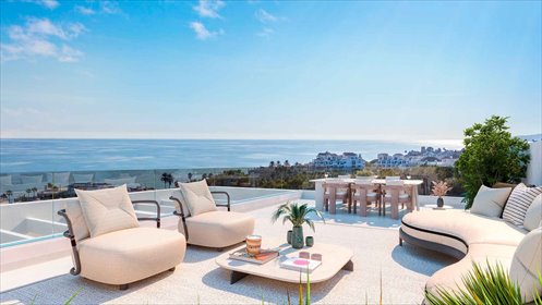 Eleganckie 3-pokojowe mieszkanie z dużym tarasem - polecam! mieszkanie Estepona West, Estepona West