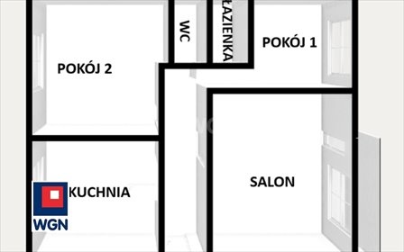 Przestronne 3-pokojowe mieszkanie z balkonem i piwnicą mieszkanie Miłki, Wspólna