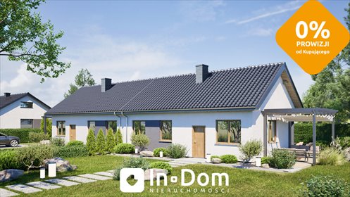 Na sprzedaż nowoczesny bliźniak 68 m² z ogródkiem w Krępie Słupskiej dom Krępa Słupska