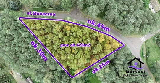 działka na sprzedaż 426m2 działka Dzierżno