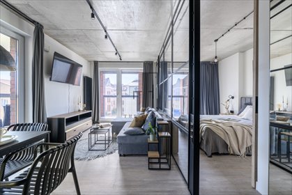 Nowoczesny loft 3 pok. z balkonem, klimatyzacją i miejscem. mieszkanie Warszawa, Praga, Szwedzka