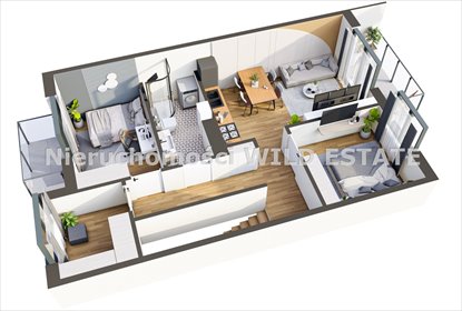 mieszkanie na sprzedaż 58m2 mieszkanie Sanok, Sanok, Olchowiec
