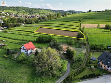 Działka rolna z widokami na Beskidy, dojazd terenowy działka Toporzysko