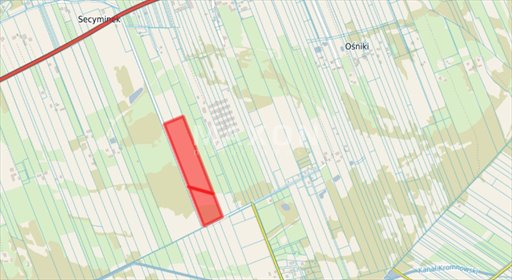 działka na sprzedaż 49680m2 działka Secyminek